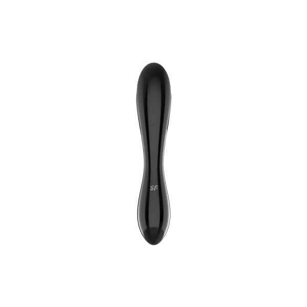 Gode en verre noir haute qualité Dazzling Crystal 1 Satisfyer 